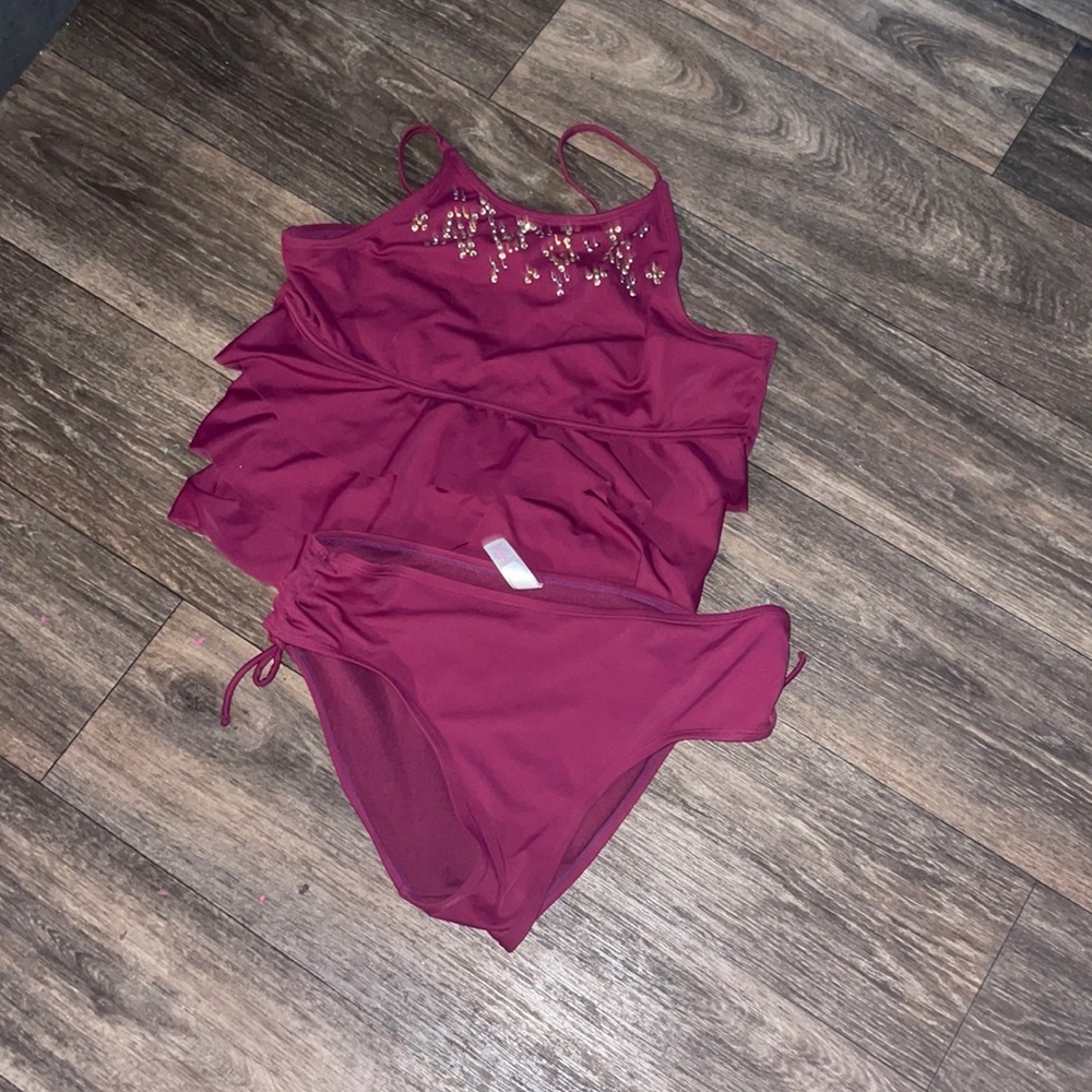 Justice 20 plus tankini